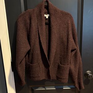 Elegant Brown Women's Cardigan